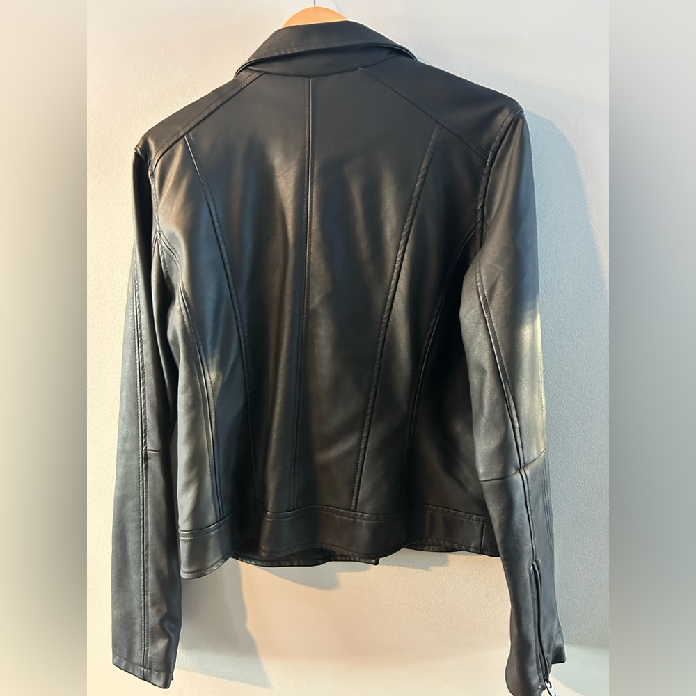 EUC Altar'd State Midnight “Leather” Moto Jacket - Picture 2 of 5